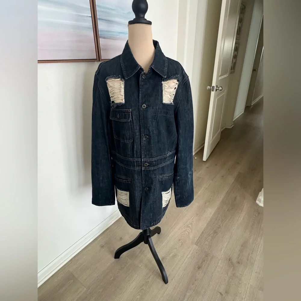 Miu Miu Blue Denim Jacket Size XL - Picture 11 of 12